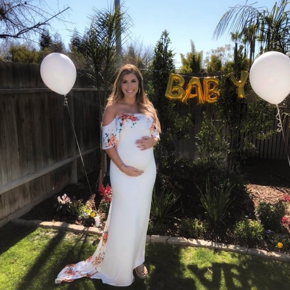 One Size Dress with train detail